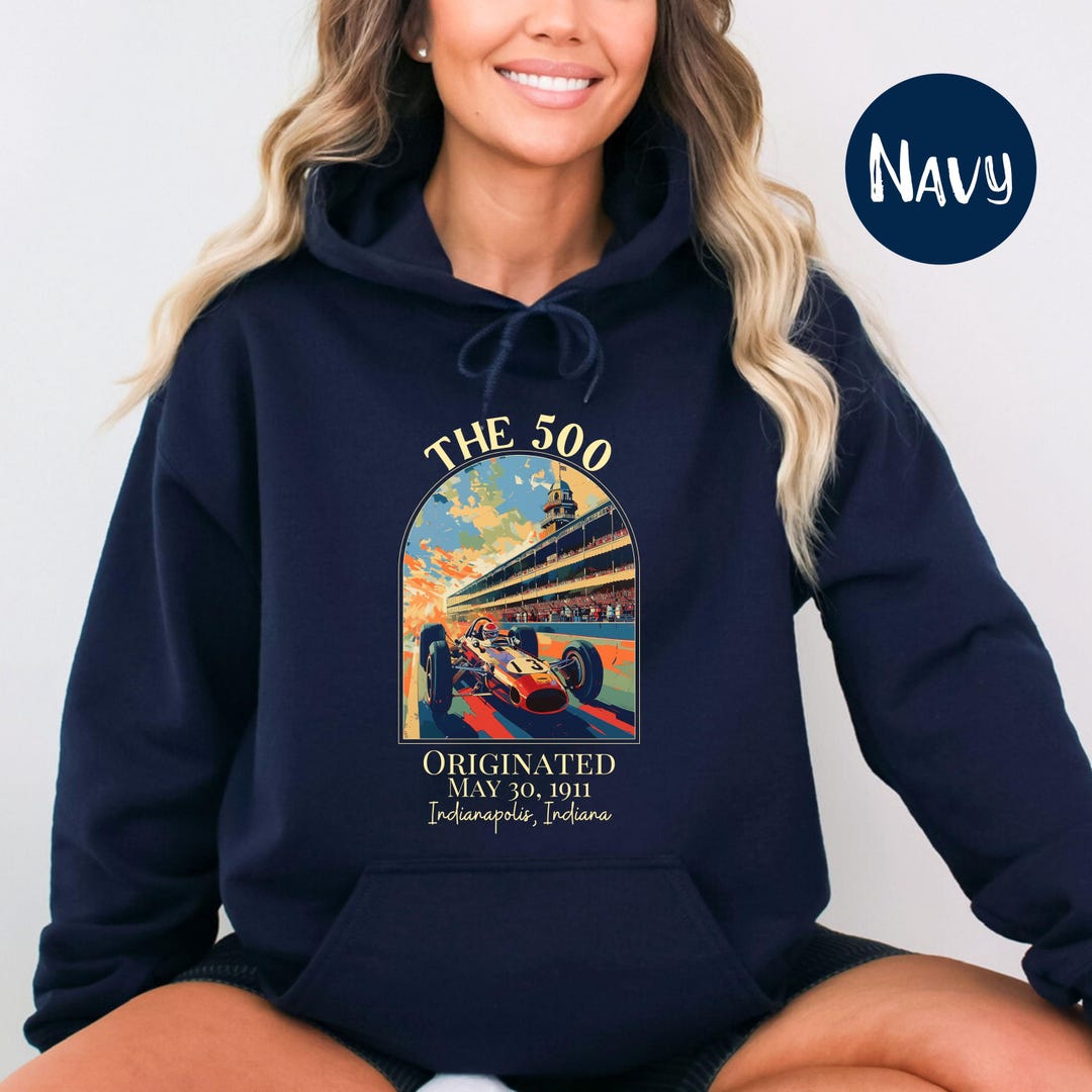 Indy 500 Pullover Hoodie Gift, Indy Car Race Lover Hooded