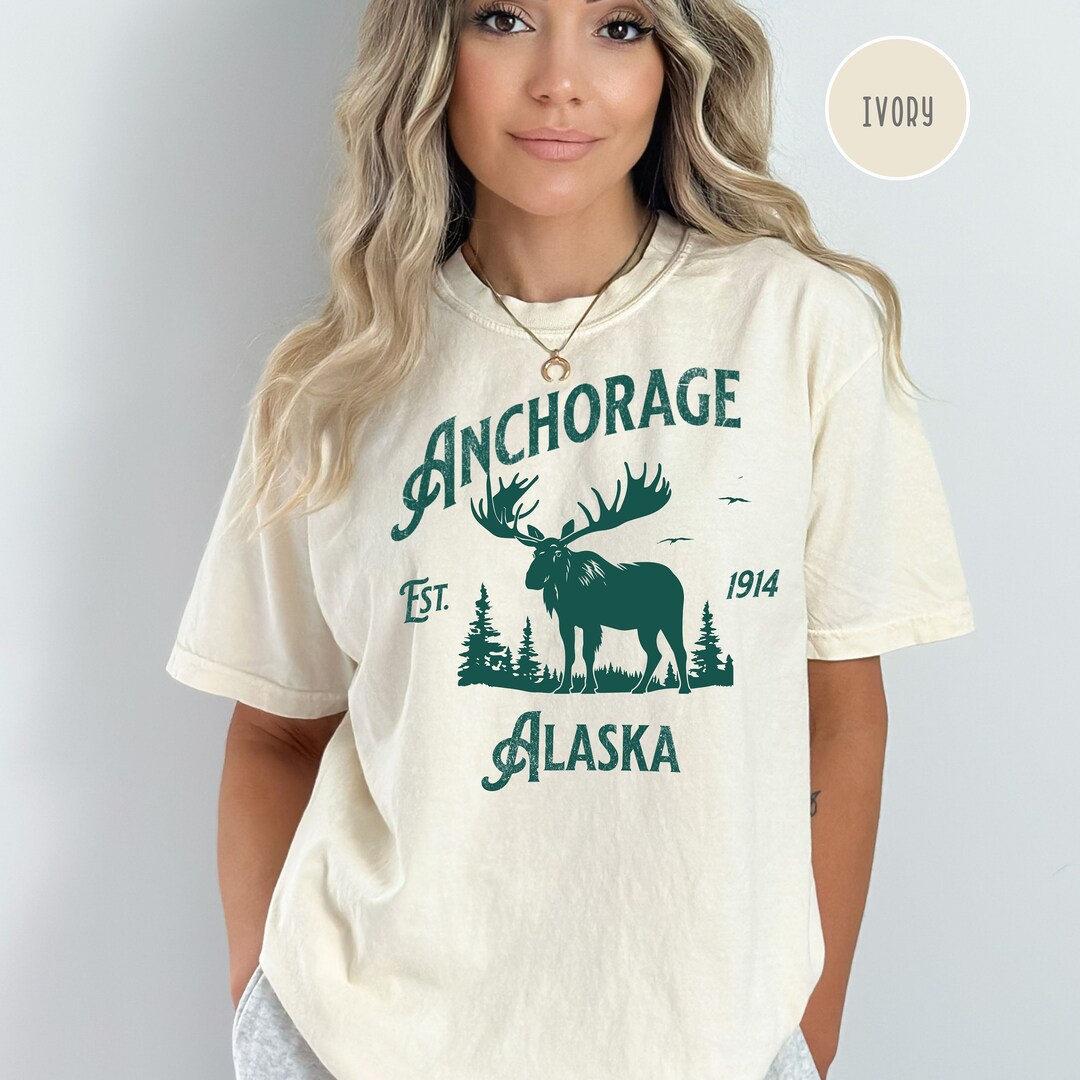 Anchorage Alaska Comfort Colors® Tshirt Anchorage Alaska - Etsy