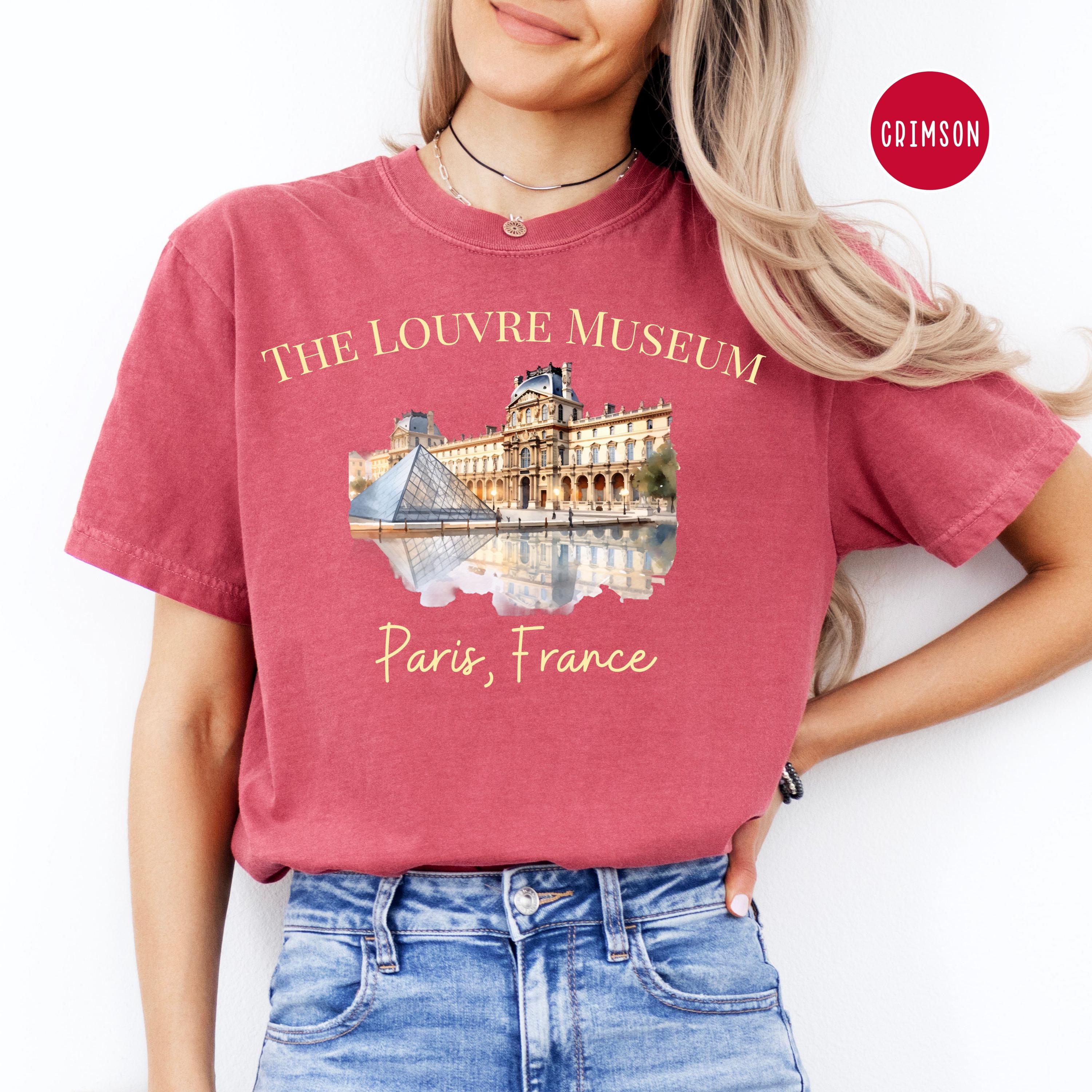 The Louvre Museum Comfort Colors® T-shirt, the Louvre Paris France