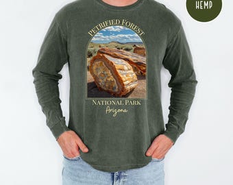 Petrified Forest National Park Arizona Comfort Colors Long Sleeve