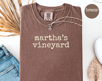 Martha's Vineyard Comfort Colors® TShirt, Martha's Vineyard Vacation Gift, Martha's Vineyard Shirt, Martha's Vineyard Tee, The Vineyard Gift