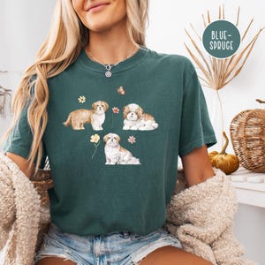 Shih Tzu Lover Comfort Colors® T-Shirt Gift for Shih Tzu Mom, Shih Tzu Dog Lover Gift Shirt, Shih Tzu Dogs Tee, Shih Tzu Mom Shirt, Dog Tee
