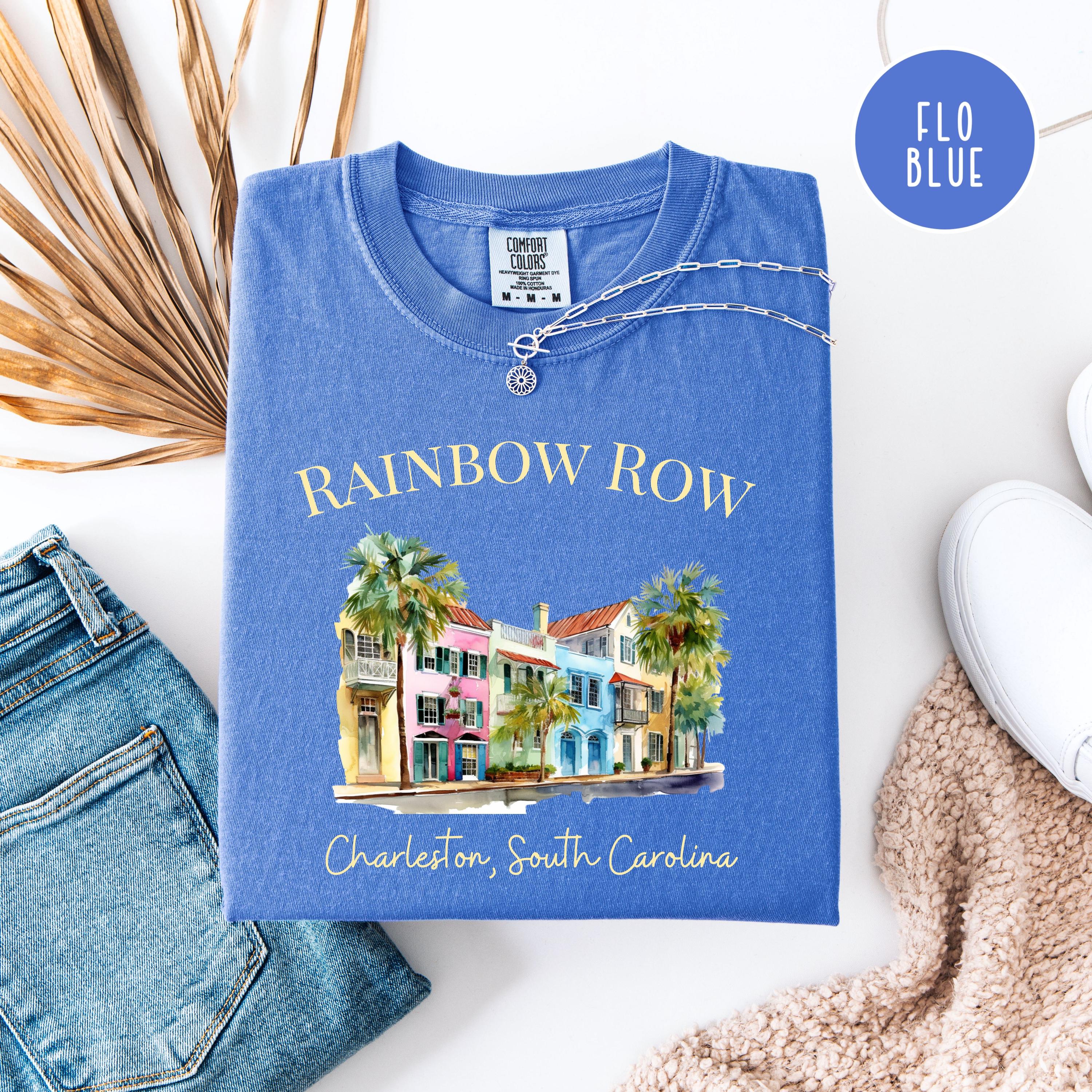 Rainbow Row Charleston South Carolina Comfort Colors® T-shirt