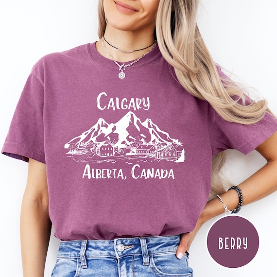 Alberta T-Shirt Canada Skiing Souvenir Rocky Mountains Alberta T-Shirt Canada Skiing Souvenir Rocky Mountains