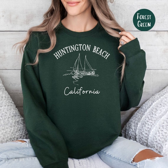Huntington Beach California Sweatshirt, Huntington Beach Vacation