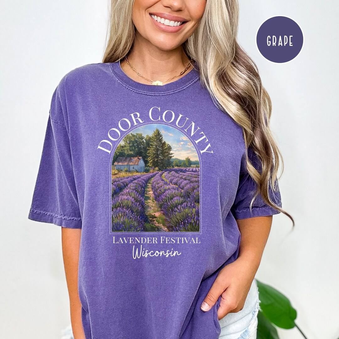 Door County Lavender Festival Comfort Colors® Tee, Door County