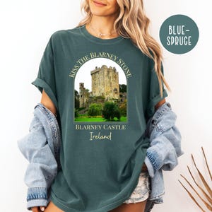 Kiss The Blarney Stone Comfort Colors® Tee Shirt, Blarney Castle Ireland Shirt, Ireland Vacation Gift Shirt, Irish Shirt, Blarney Stone Gift