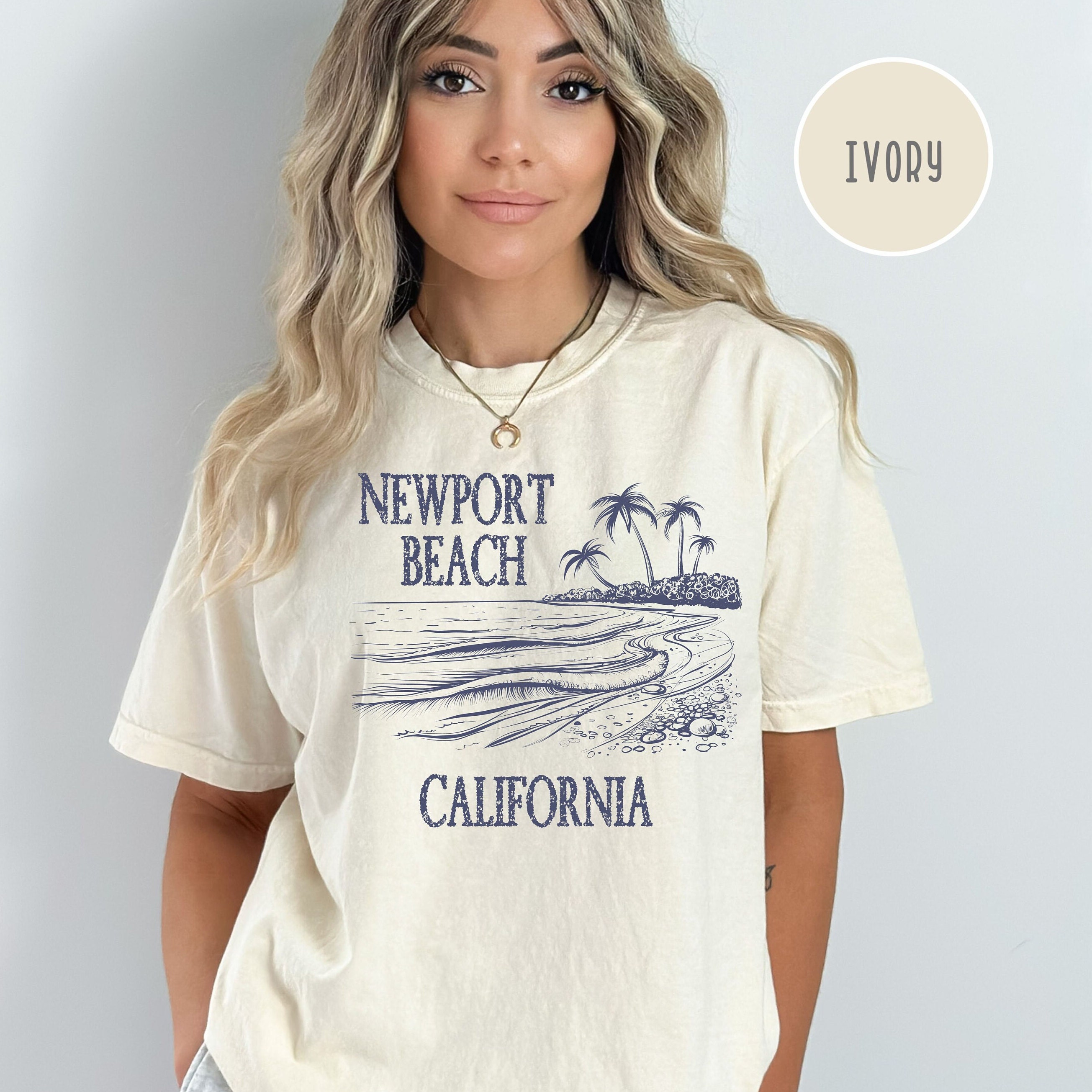 Newport Beach California Tropical Vacation T-Shirt Newport Beach California Tropical Vacation T-Shirt