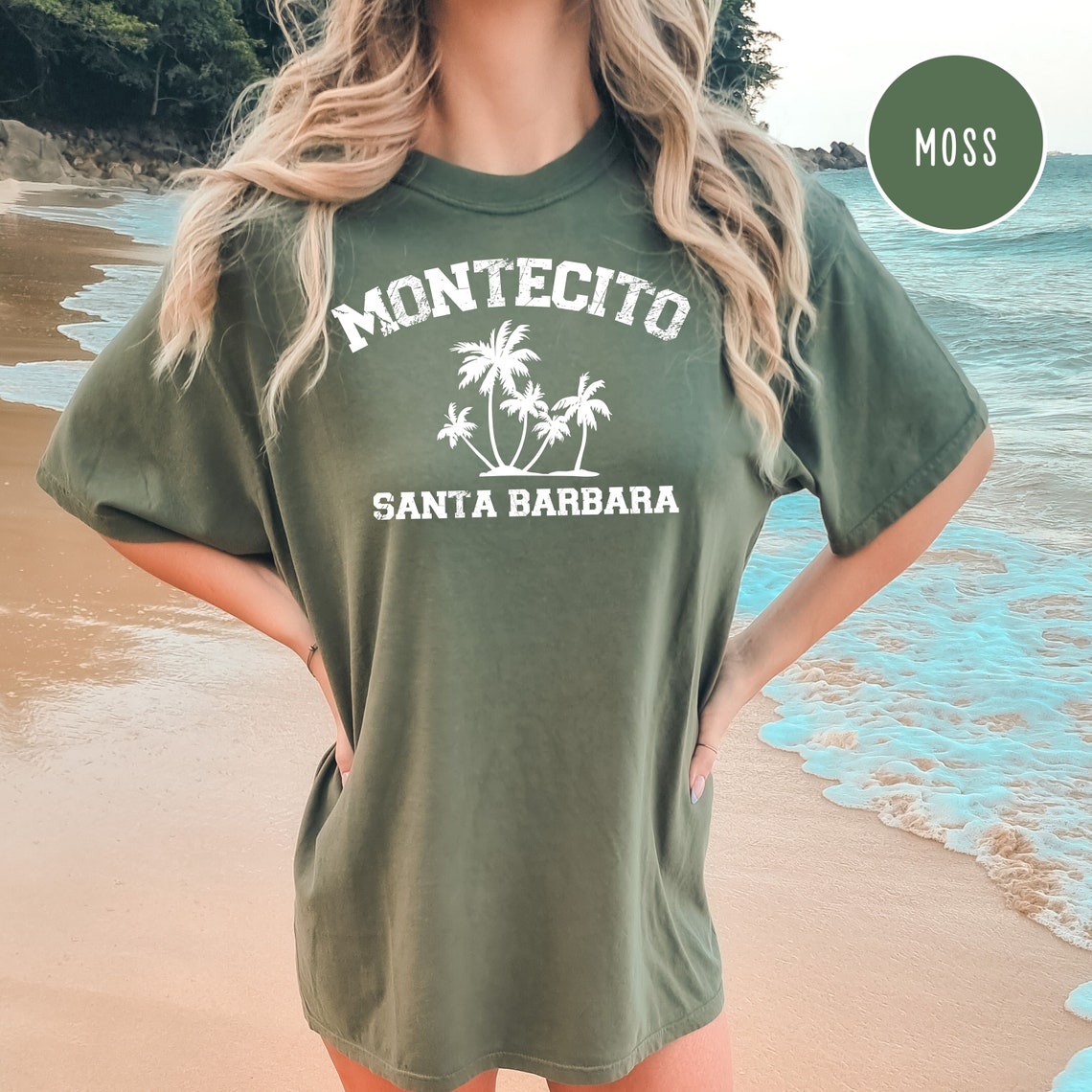 Montecito Comfort Colors Beach T-shirt, Montecito Gift Shirt, Montecito ...