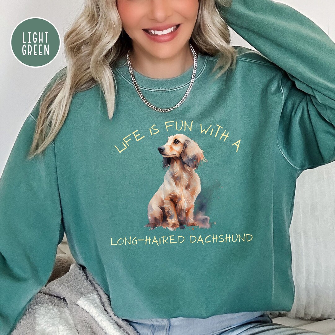 Dachshund Doxie Vacuum Blueprint Sweatshirt