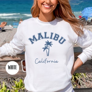 Malibu Beach California Gift Sweater, Malibu Beach California Vacation Shirt, Malibu Beach Gift, Malibu Sweatshirt, Malibu Beach Gift Shirt