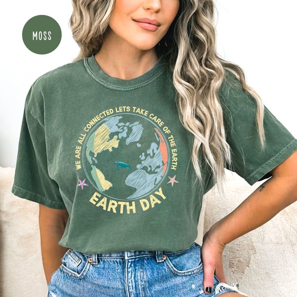 Earth Day Comfort Colors® T-Shirt, Climate Change Tee, Take Care of the Earth Shirt, Celebrate Earth Day Tee, Earth Day Shirt, Protect Earth