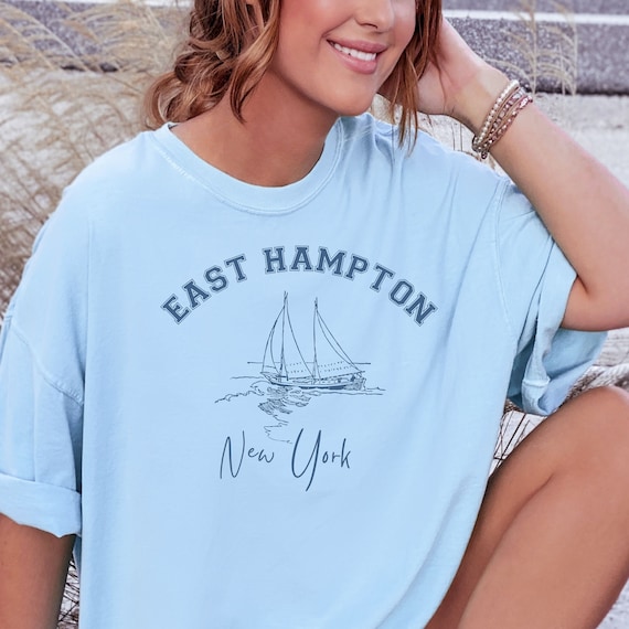 East Hampton T-Shirt, East Hampton Vacation Tshirt, East Hampton Crewneck, East Hampton Gift, East Hampton Beach Tee, Hamptons Summer Tee