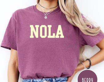 NOLA New Orleans Louisiana Comfort Colors® T-Shirt, New Orleans Travel Gift, New Orleans NOLA Shirt, New Orleans Vacation Gift, NOLA Gift
