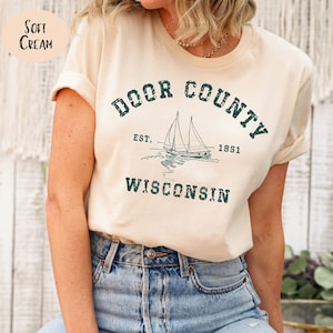Door County T-Shirt, Door County Vintage, Door County Tee Shirt, Door County tshirt Door County Gift, Door County Travel, Door County Summer