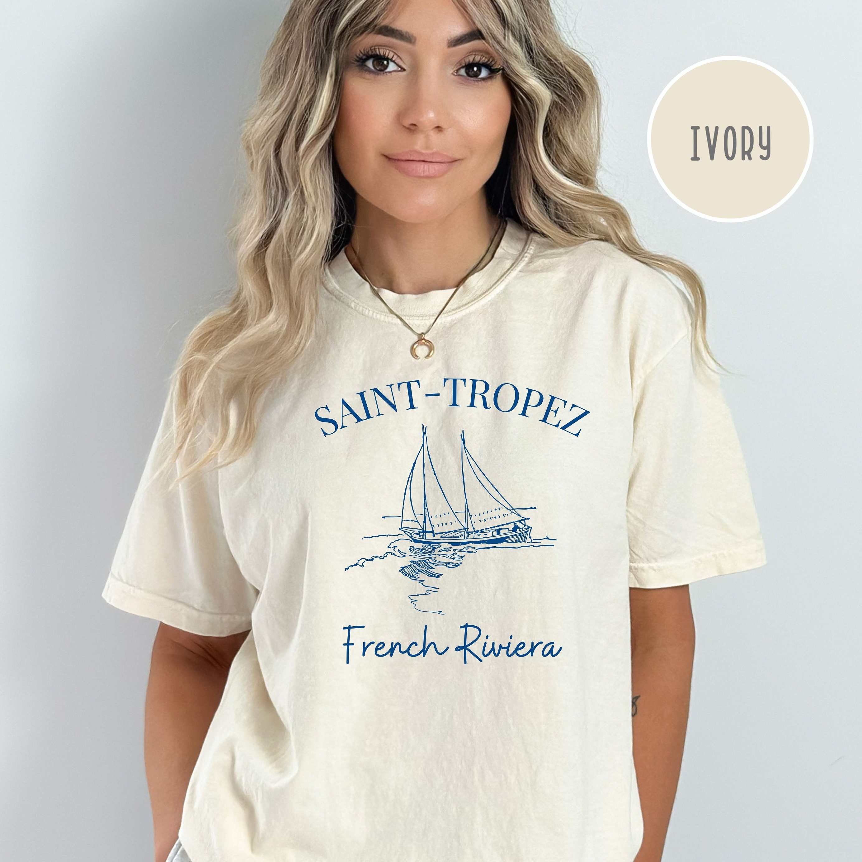 Tropez Saint Shirt T Etsy -