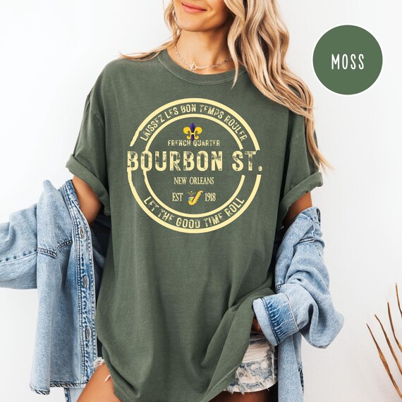 Bourbon Street New Orleans Grunge Style Comfort Colors® T-shirt