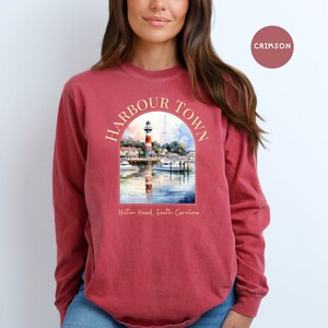 Hilton Head South Carolina Comfort Colors® T-Shirt, Harbour Town Hilton Head Vacation Gift Shirt, Harbour Town Lighthouse, Hilton Head Gift