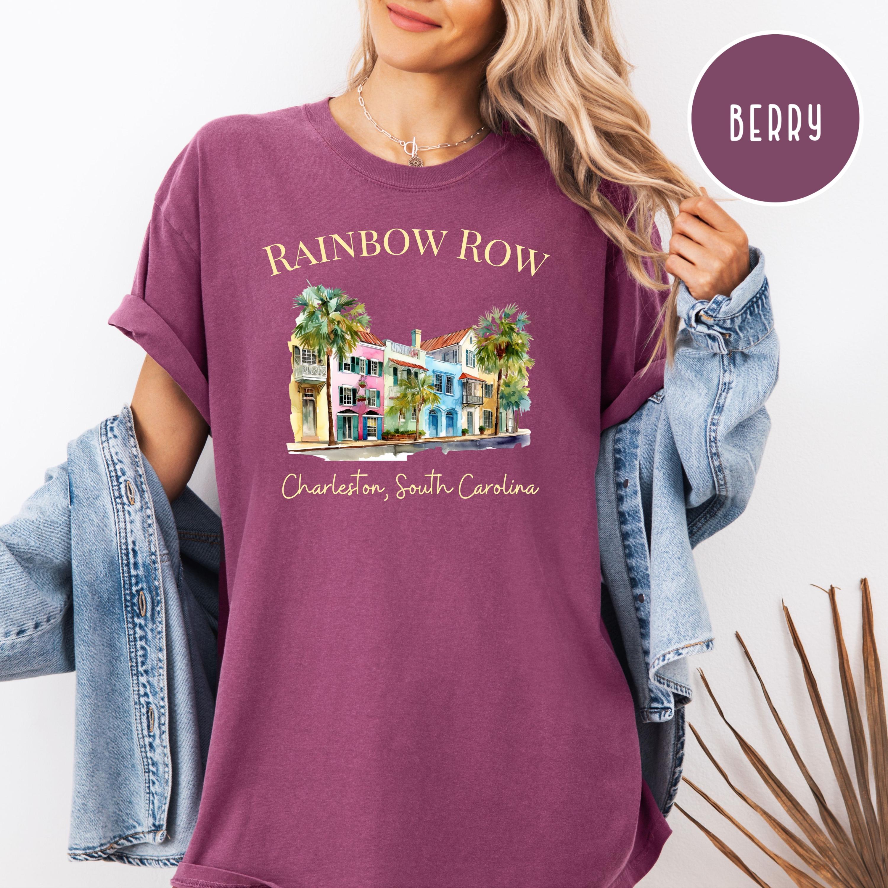 Rainbow Row Charleston South Carolina Comfort Colors® T-shirt 