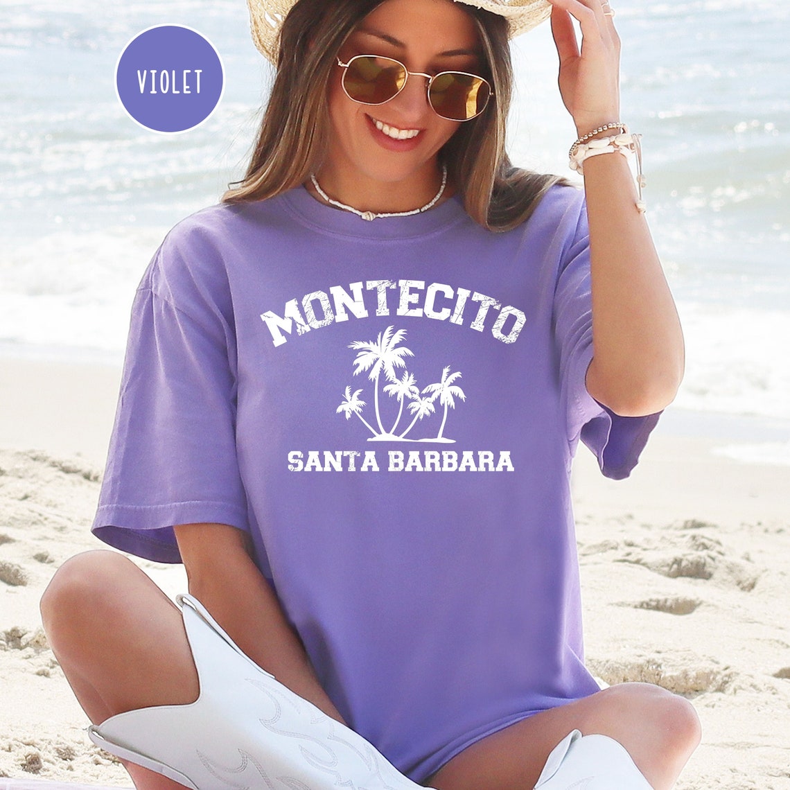 Montecito Comfort Colors Beach T-shirt, Montecito Gift Shirt, Montecito ...