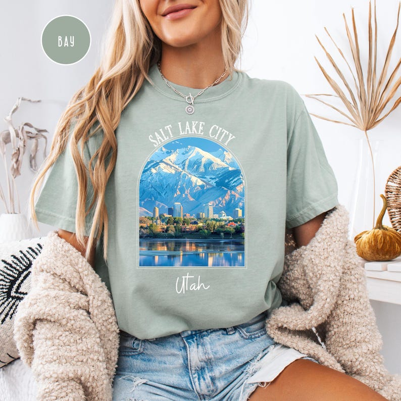 Salt Lake City Utah Comfort Colors® Tshirt, Salt Lake City Vacation