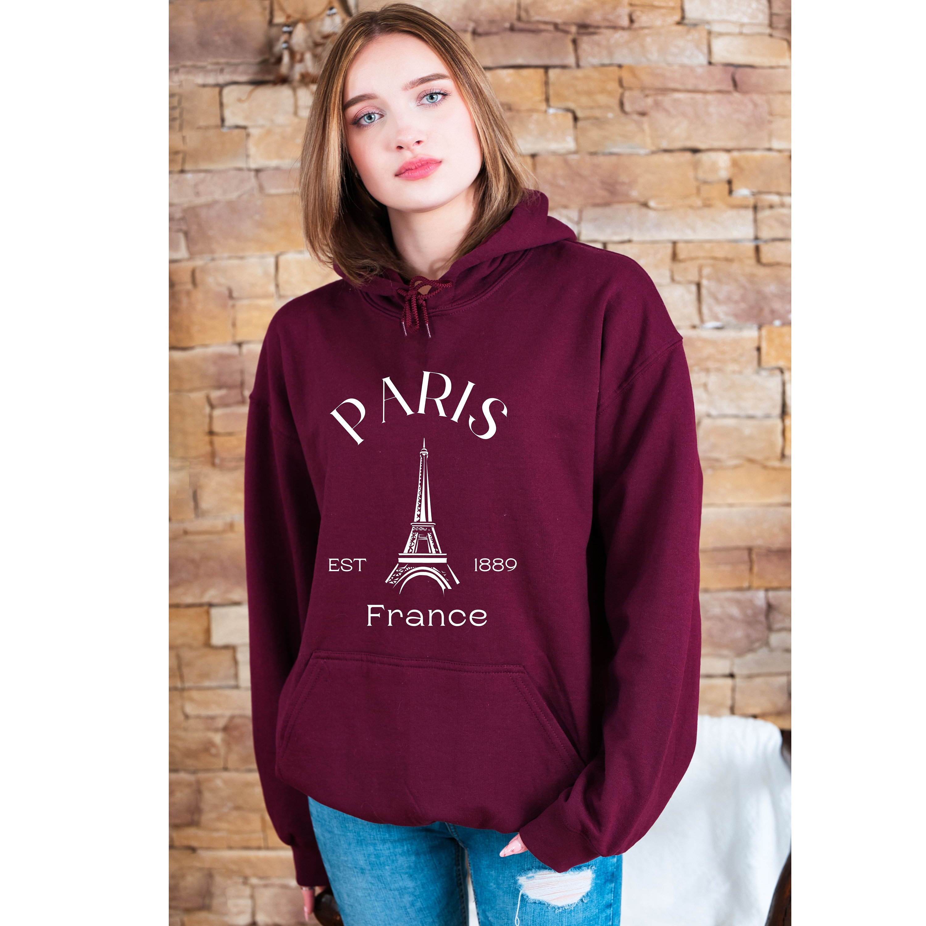 Paris France Eiffel Tower Hooded Sweatshirt Paris Sweater Paris Hoodie Paris Vacation Gift Eiffel Tower Gift Paris France Gift Hoodie Etsy Ireland