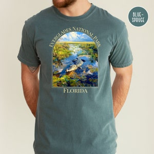 Everglades National Park Florida Comfort Colors® T-Shirt, Everglades Trip Gift Shirt, Everglades Alligator Tee Shirt, Florida Vacation Gift