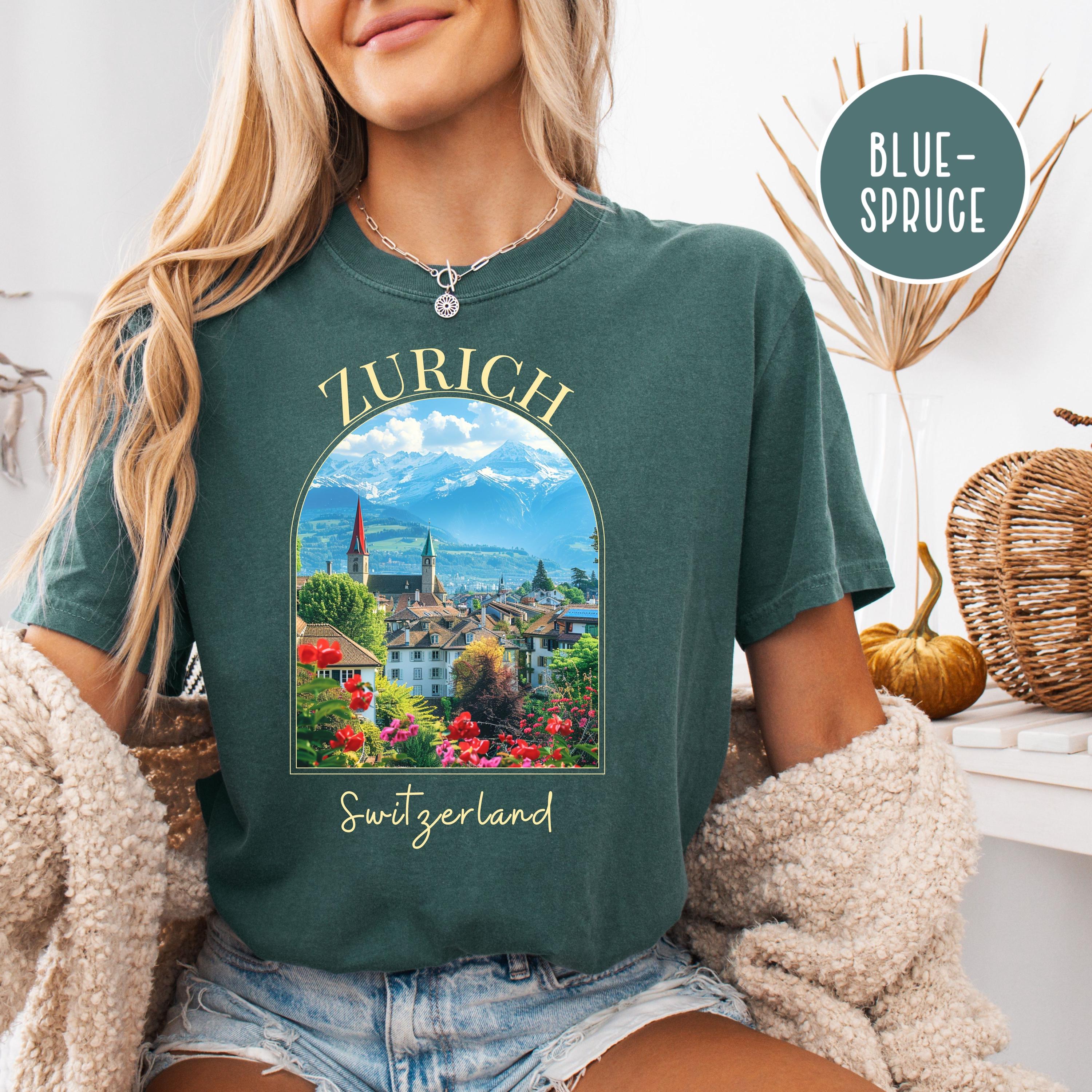 Zurich Switzerland Comfort Colors® Tee Shirt, Switzerland Vacation