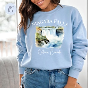 Niagara Falls Ontario Canada Sweatshirt, Niagara Falls Canada Sweater Gift, Niagara Falls Vacation, Niagara Hiking Sweatshirt, Niagara Shirt