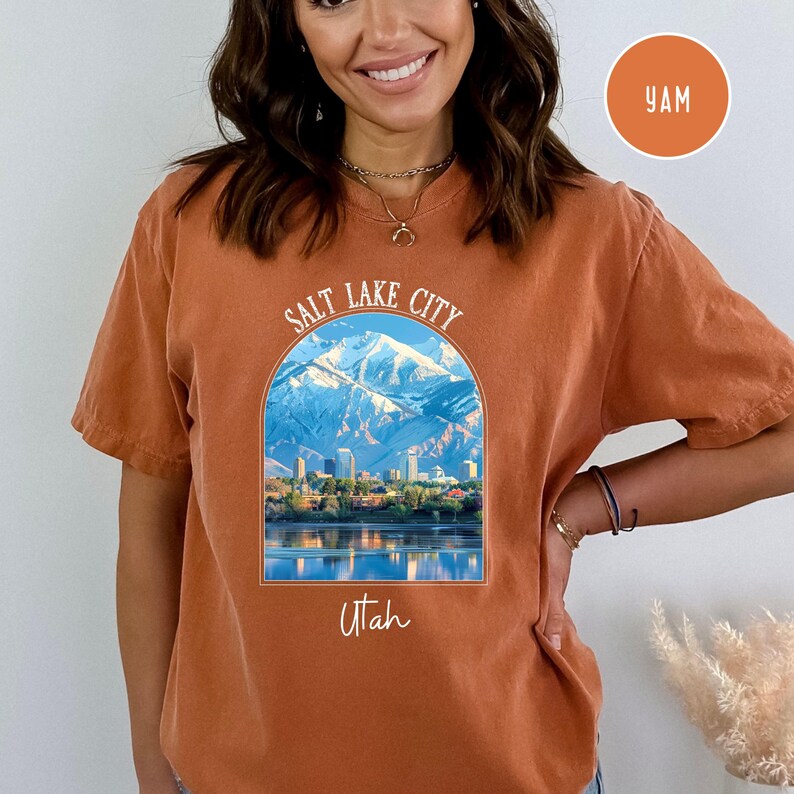 Salt Lake City Utah Comfort Colors® Tshirt, Salt Lake City Vacation