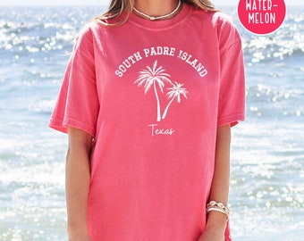 South Padre Island Texas Grunge Comfort Colors® Tee, South Padre Island Vacation Beach Tee, South Padre Texas Gift Shirt, Padre Island Tee