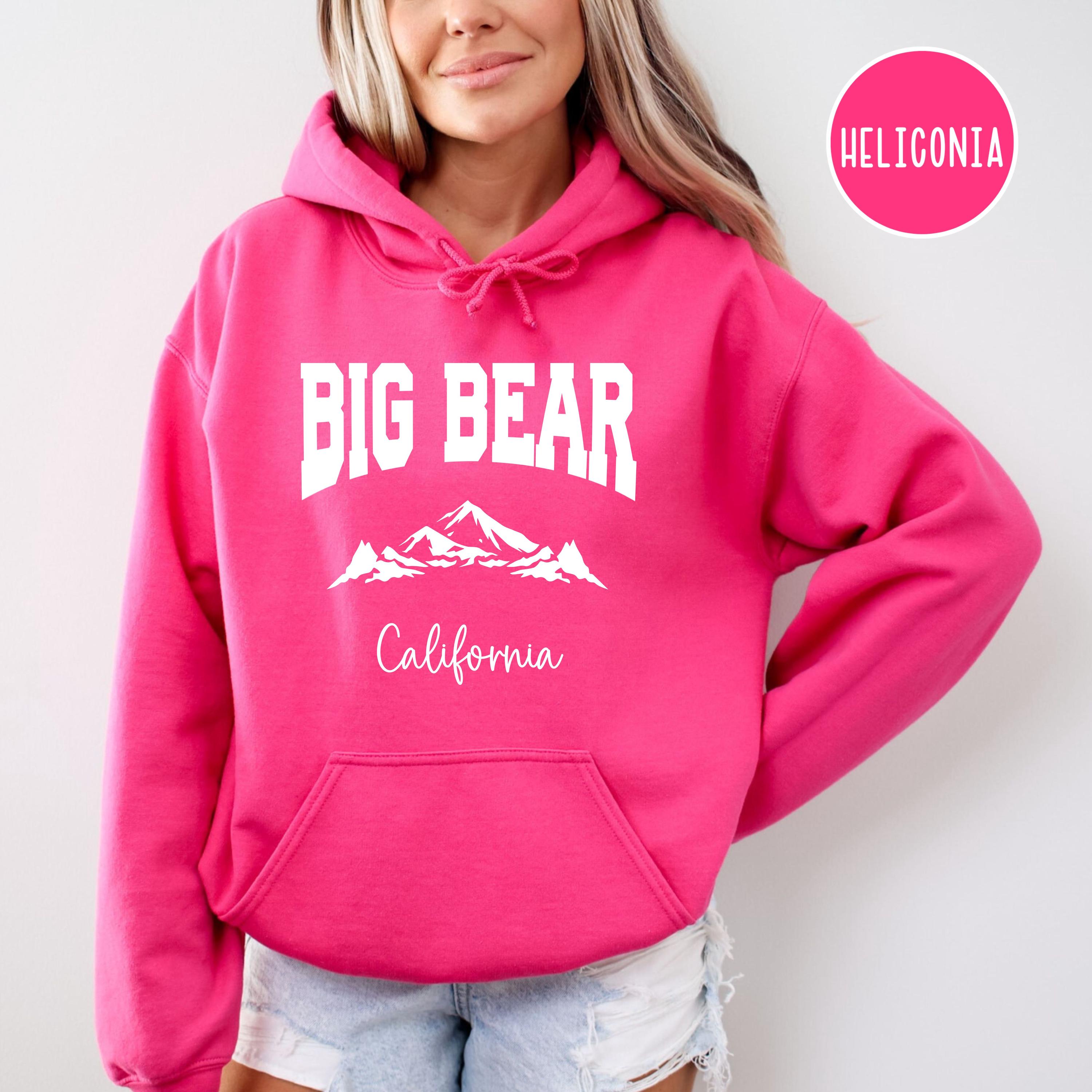 Big Bear California Hoodie, Big Bear Ski Trip Hooded Sweatshirt
