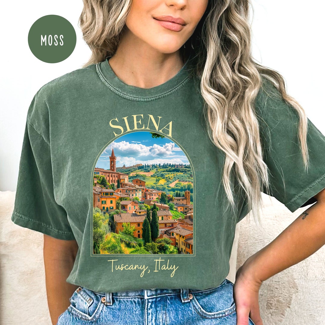 Camisa Siena Toscana Itália Comfort Colors®, Camisa Siena Itália