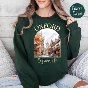 Oxford England Sweater Gift, Oxfordshire England Sweatshirt, England Vacation Gift Sweatshirt, Oxford England Travel Gift Shirt, England UK
