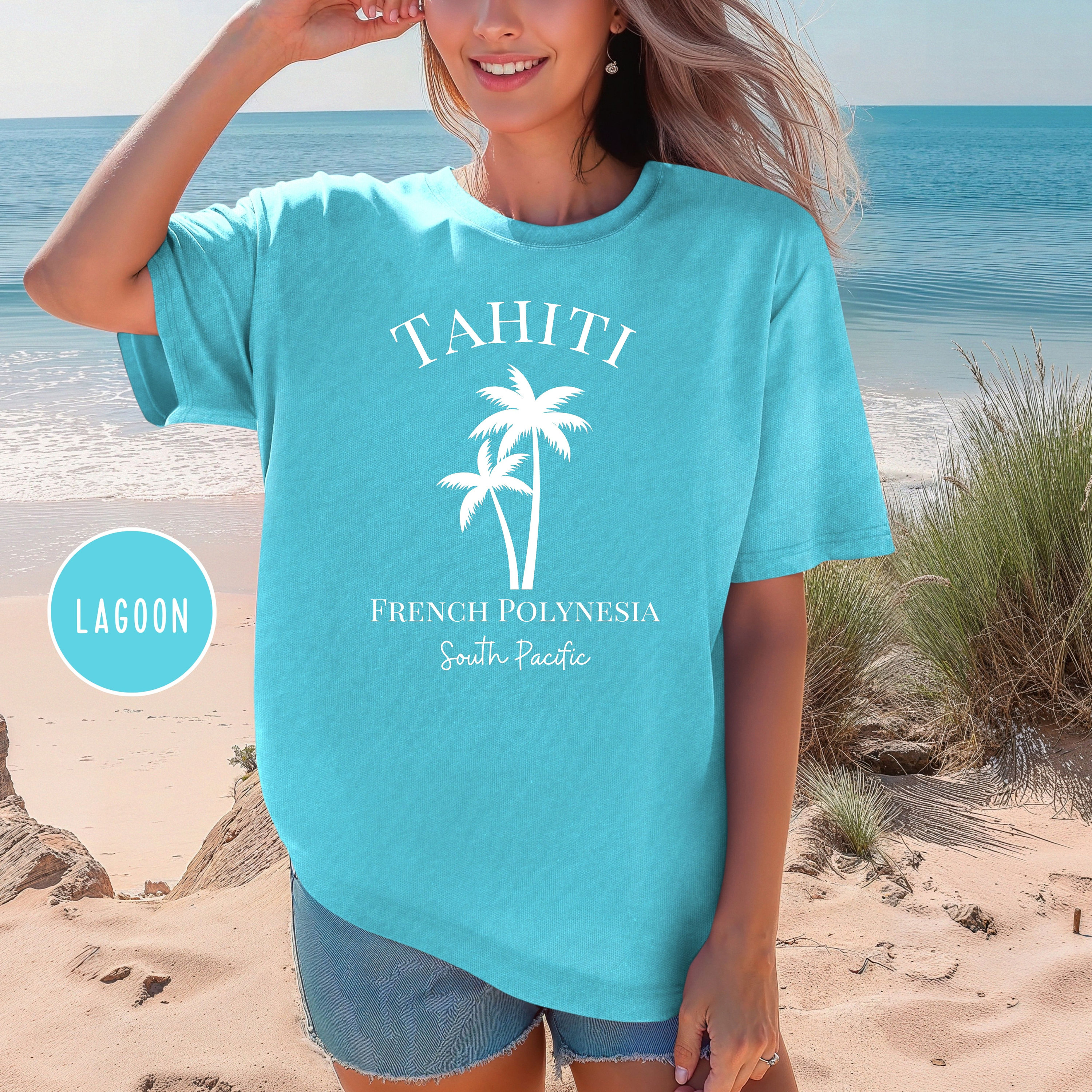 Bora Bora Tahiti Sunset T Shirt | South Pacific Beach Tee Bora Bora Tahiti Sunset T Shirt | South Pacific Beach Tee