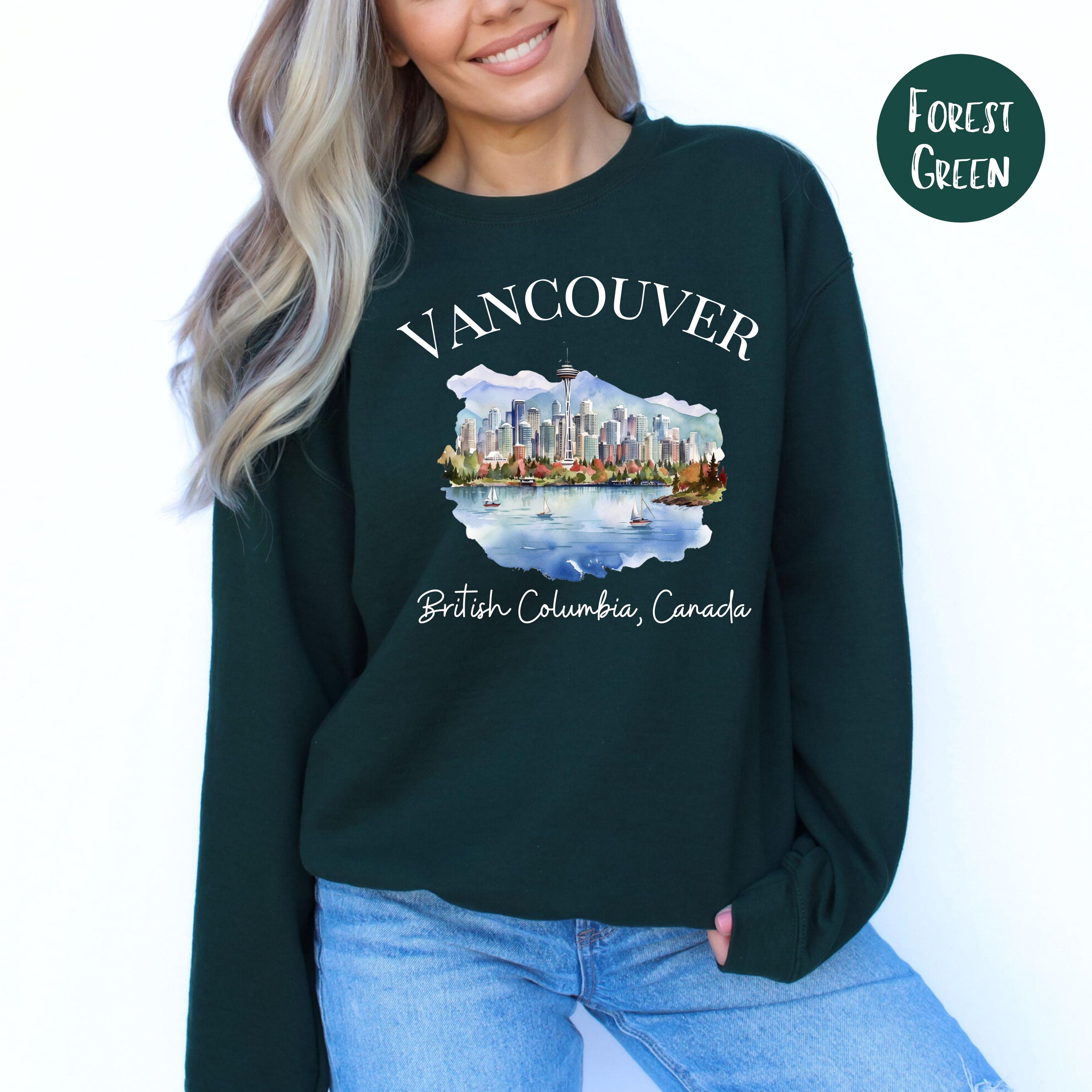 Vancouver British Columbia Canada Sweatshirt, Vancouver