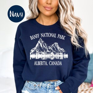 Suéter de regalo para el Parque Nacional Banff, Alberta, Canadá; sudadera de regalo para vacaciones en Canadá; regalo para una escapada de esquí a Banff; camiseta de regalo para Banff; regalo para Alberta, Canadá.