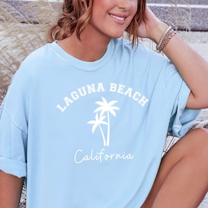 Laguna Beach T-Shirt, Laguna Beach Crewneck, Laguna Tee, Laguna Beach Vacation Shirt, Laguna Beach Gift for Beach Lover, Oversized Tee Shirt