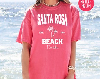 Santa Rosa Beach 30A Florida Comfort Colors® T-Shirt, 30A Florida Vacation Gift Shirt, Santa Rosa Beach Tee, Florida Shirt, Santa Rosa Gift