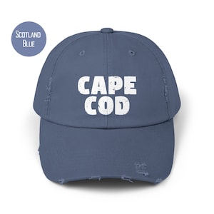 Cape Cod Grunge Baseball Cap, Cape Cod Vacation Gift, Cape Cod Summer Hat, Cape Cod Unisex Distressed Cap, Cape Cod Gift, Cape Cod Travel,