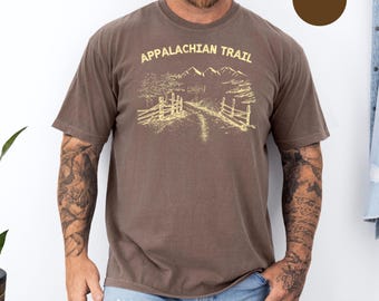 Appalachian Trail Grunge Style Comfort Colors® T-Shirt, Appalachian Trail Hiking Gift Shirt for Hikers, Appalachian Mountain Lover Tee Shirt