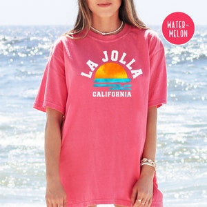 La Jolla California Comfort Colors® Tee, La Jolla San Diego Vacation Gift Shirt, La Jolla Tee Shirt, La Jolla Beach Tee, La Jolla Gift Shirt