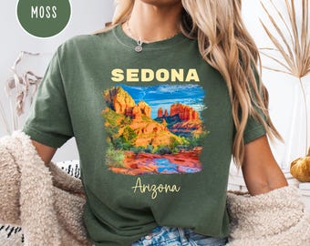 Sedona Red Rock State Park Arizona Comfort Colors® T-Shirt, Sedona Vacation Gift Shirt, Arizona Travel Shirt, Sedona Gift Shirt, Sedona Tee