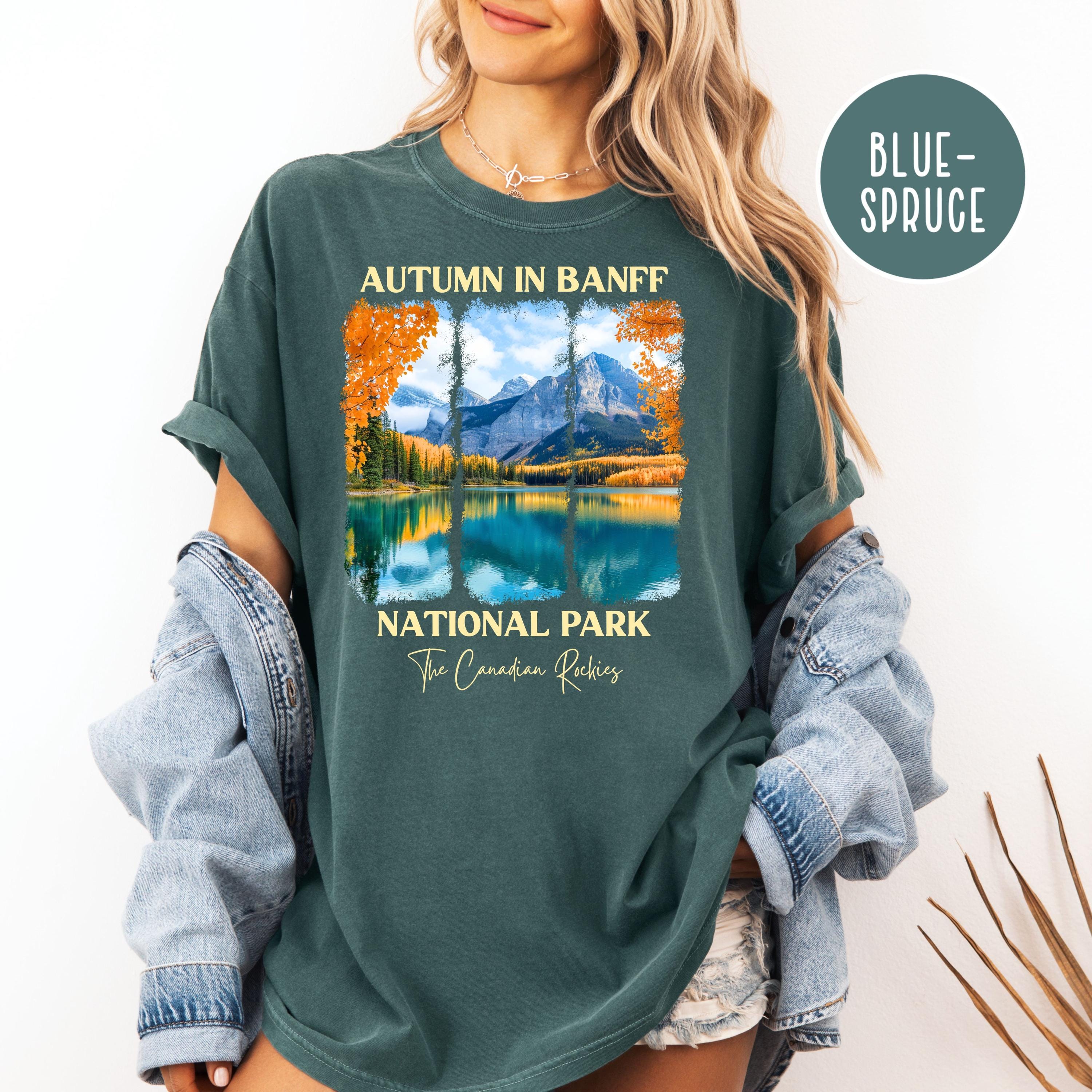 Autumn in Banff National Park Comfort Colors Unisex Tee Shirt