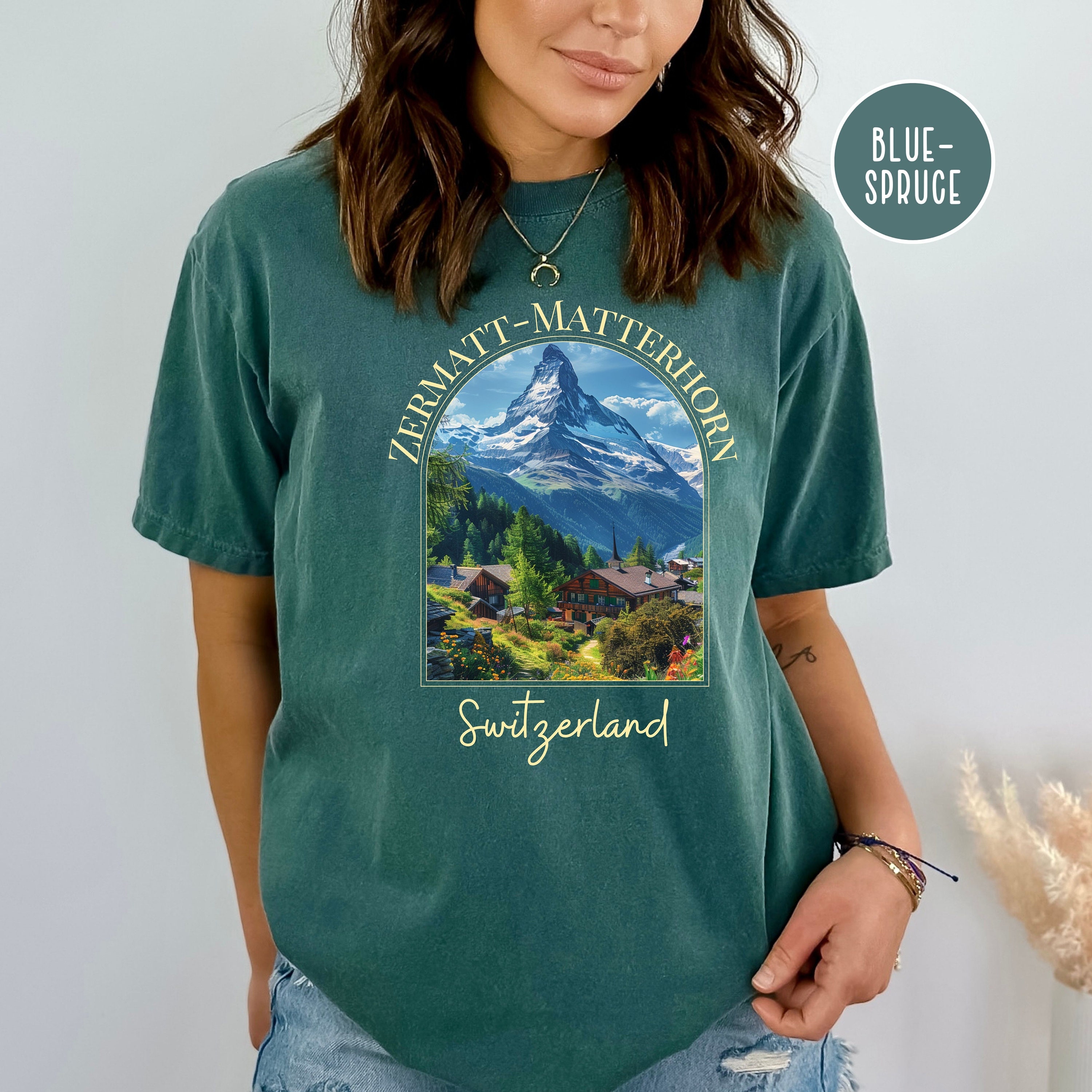 Zermatt Matterhorn Switzerland Comfort Colors® T-shirt, Zermatt