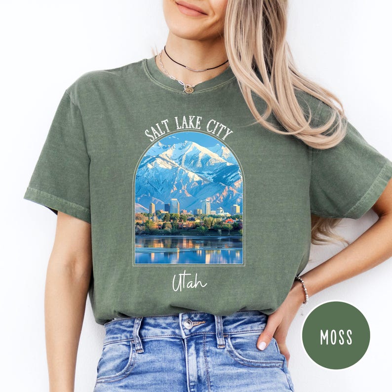 Salt Lake City Utah Comfort Colors® Tshirt, Salt Lake City Vacation