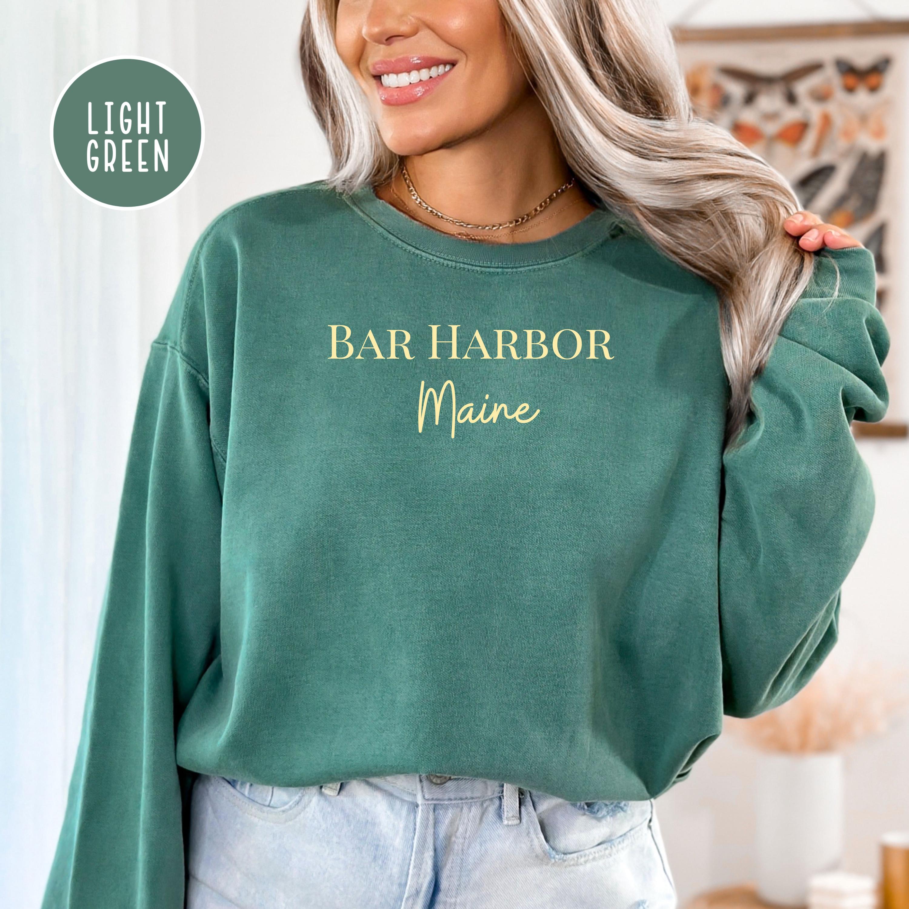 Bar Harbor Maine Comfort Colors® Sweater Gift, Bar Harbor Maine 