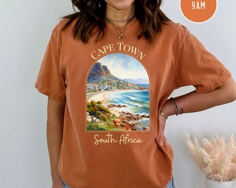 Cape Town South Africa Comfort Colors® T-Shirt, South Africa Vacation Shirt, Llandudno Cape Town Beach South Africa Shirt, South Africa Gift