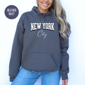 New York City Hoodie, New York Hooded Sweatshirt, New York City Vacation Gift, New York Lover Gift Hoodie, New York City Travel Gift Hoodie