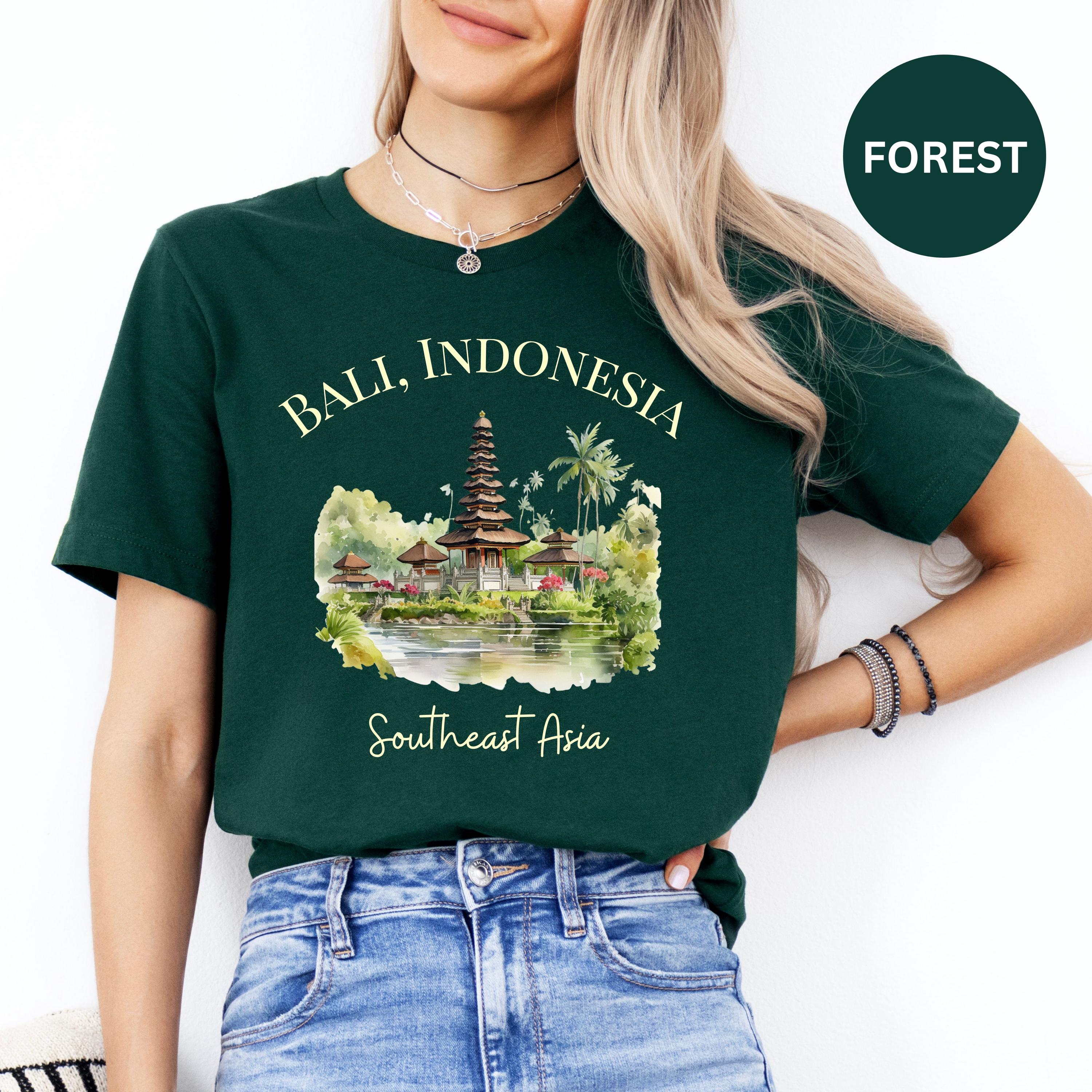 バリ島 インドネシア ベラ キャンバス Tシャツ、バリ島バケーション
